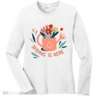 Spring Is Here Gardening Floral Women's Long Sleeve Shirt thumb 0