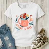Spring Is Here Gardening Floral Women's T-Shirt thumb 3