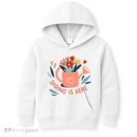 Spring Is Here Gardening Floral Kids Hoodie thumb 0