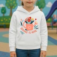 Spring Is Here Gardening Floral Kids Hoodie thumb 3
