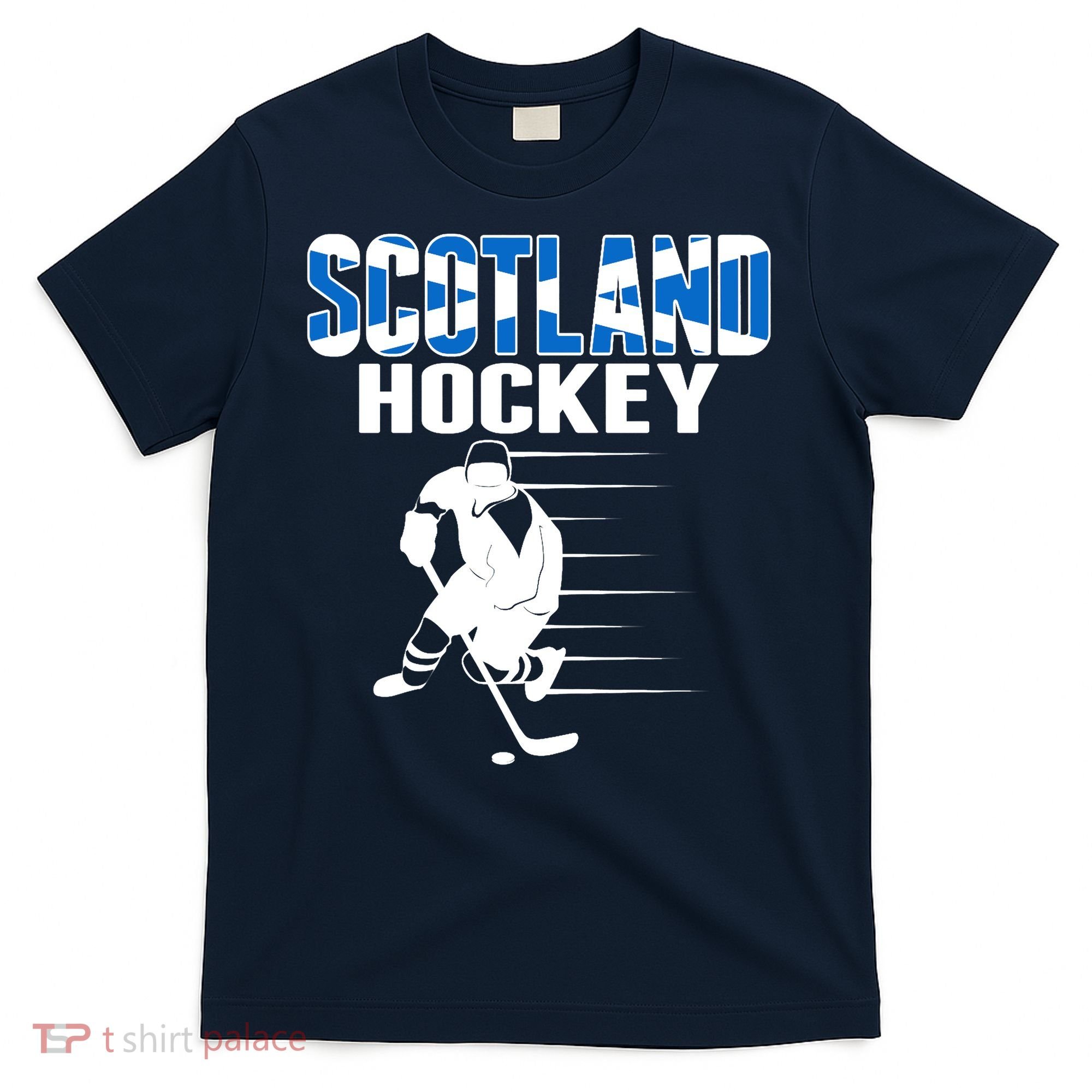 Scotland Ice Hockey Lovers Jersey Scottish Hockey Team Fans Premium T-Shirt