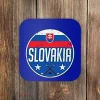 Slovakia Ice Hockey Flag Jersey Supporter Fan Gift Coaster thumb 0