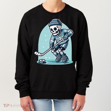 Skeleton Ice Hockey Women's Sweatshirt
