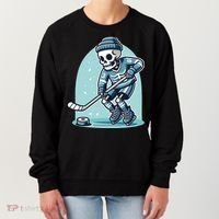 Skeleton Ice Hockey Women's Sweatshirt thumb 0