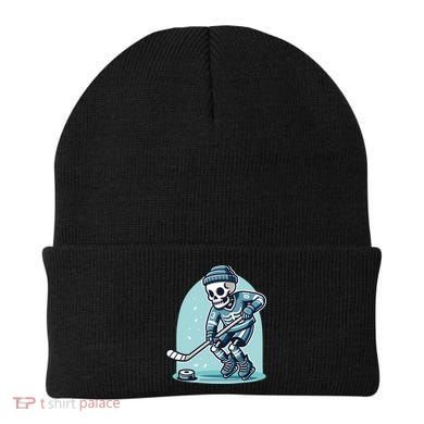 Skeleton Ice Hockey Beanie