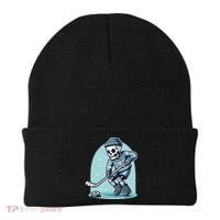 Skeleton Ice Hockey Beanie thumb 0