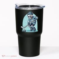 Skeleton Ice Hockey Tumbler thumb 0