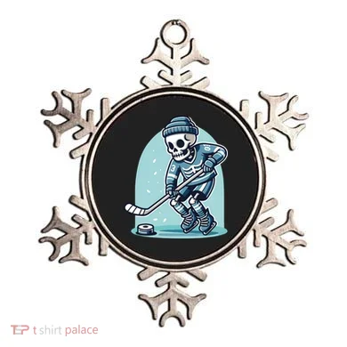 Skeleton Ice Hockey Ornament