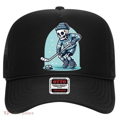 Skeleton Ice Hockey Hat