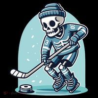 Skeleton Ice Hockey Visor thumb 3