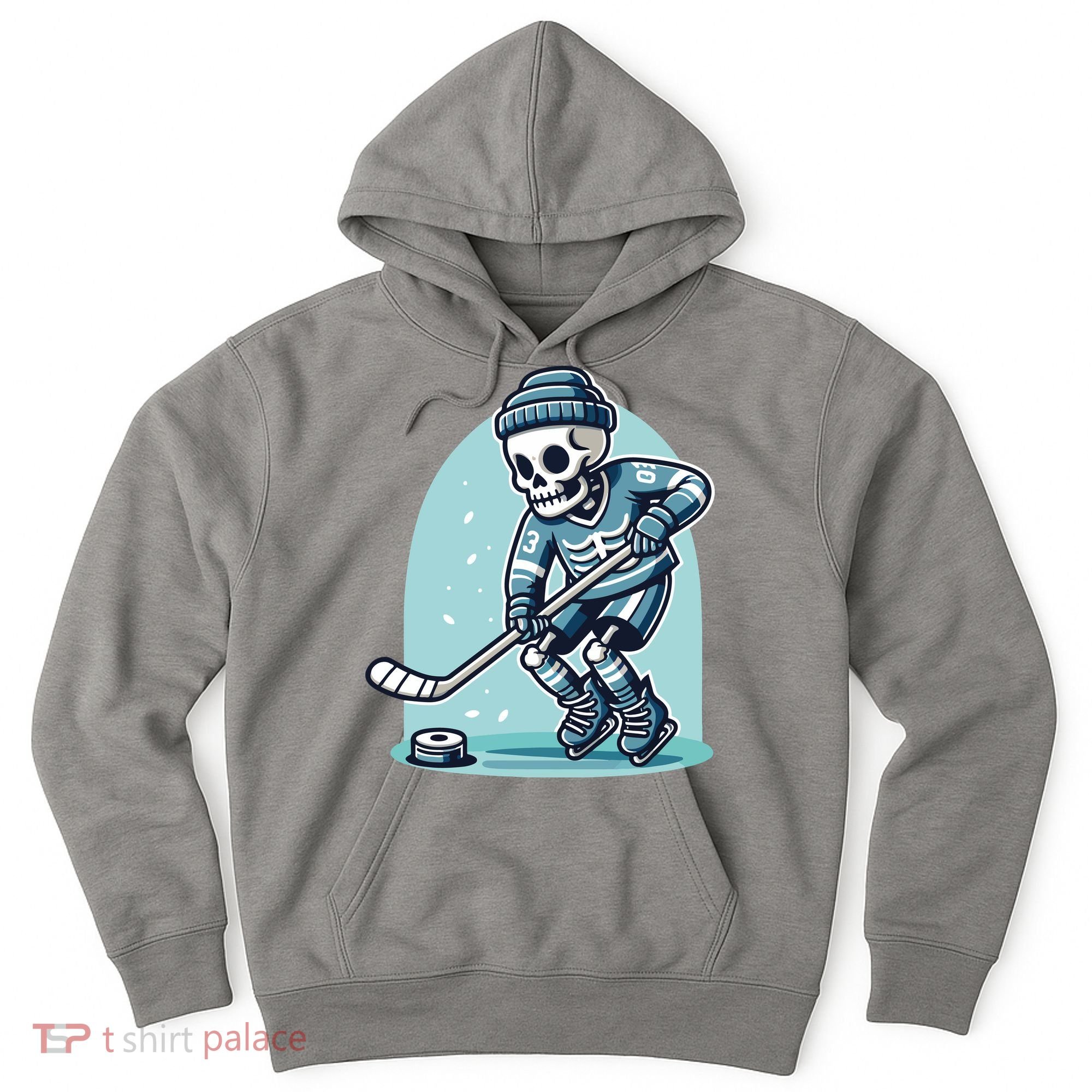 Skeleton Ice Hockey Hoodie