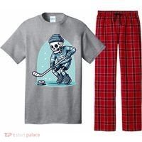 Skeleton Ice Hockey Pajama Set thumb 0