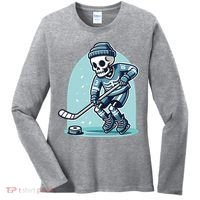 Skeleton Ice Hockey Women's Long Sleeve Shirt thumb 0