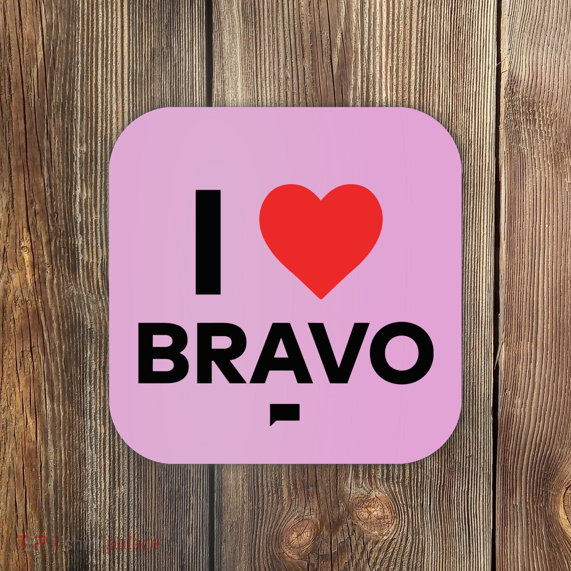 Shopbybravo I Heart Bravo Coaster