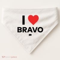 Shopbybravo I Heart Bravo USA-Made Doggie Bandana thumb 0