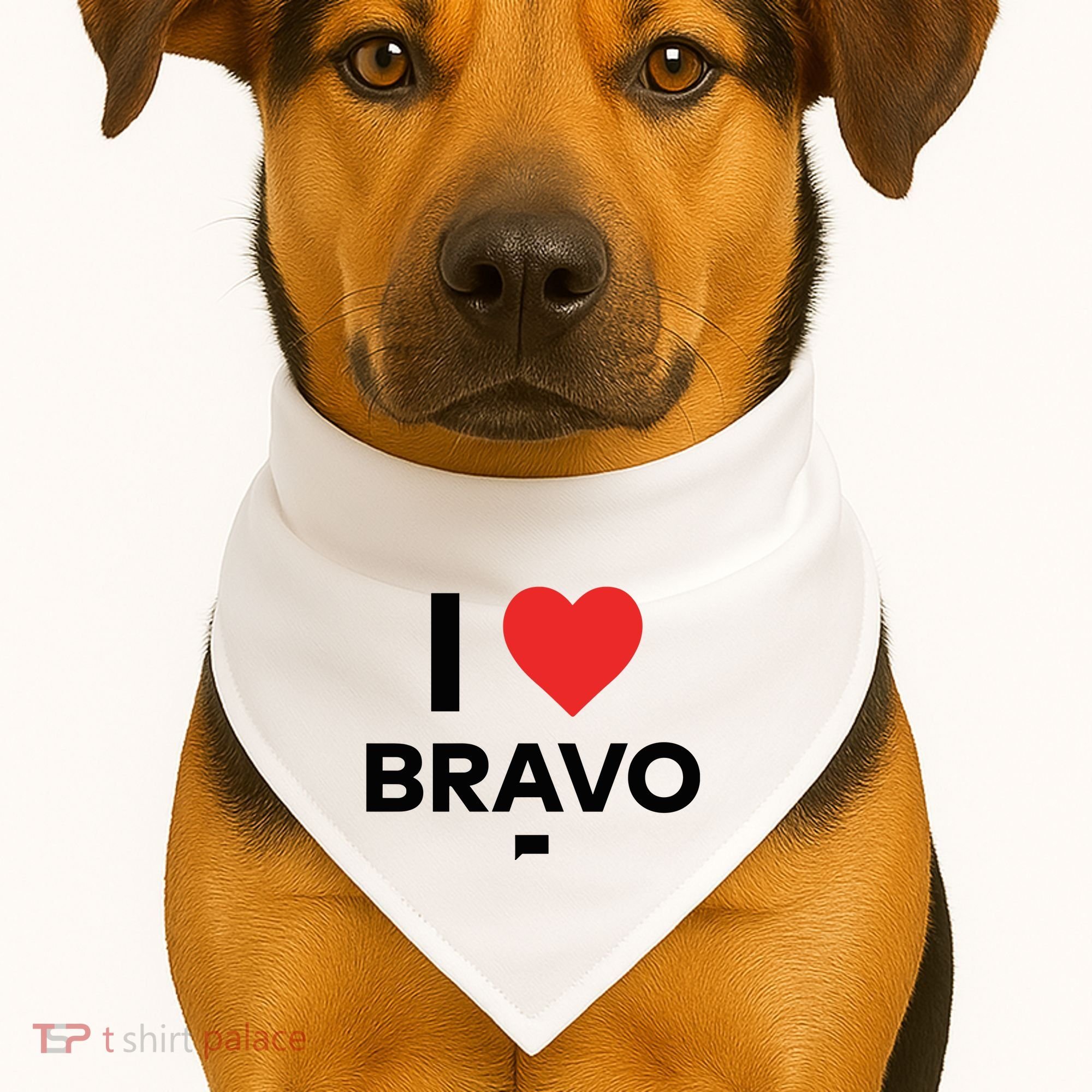 Shopbybravo I Heart Bravo USA-Made Doggie Bandana