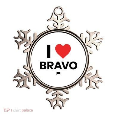 Shopbybravo I Heart Bravo Ornament