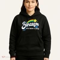 Sarcasm It's How I Hug Hoodie thumb 5