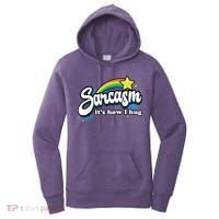 Sarcasm It's How I Hug Women's Hoodie thumb 0