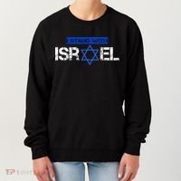 Support Israel I Stand With Israel Israeli Flag Women's Sweatshirt thumb 0