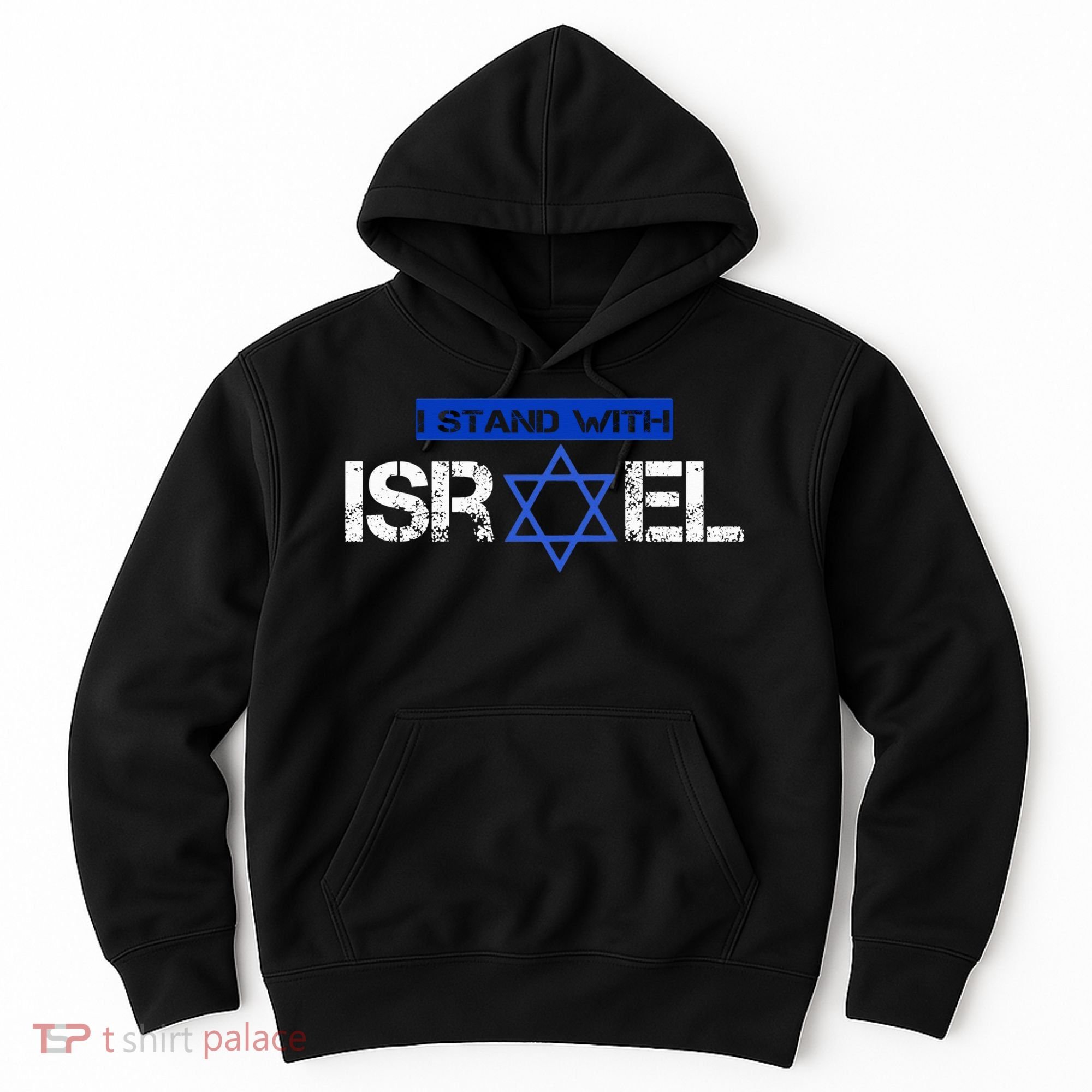 Support Israel I Stand With Israel Israeli Flag Hoodie
