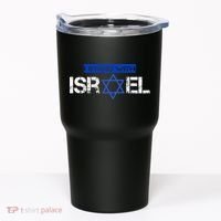 Support Israel I Stand With Israel Israeli Flag Tumbler thumb 0