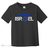 Support Israel I Stand With Israel Israeli Flag Toddler T-Shirt thumb 0