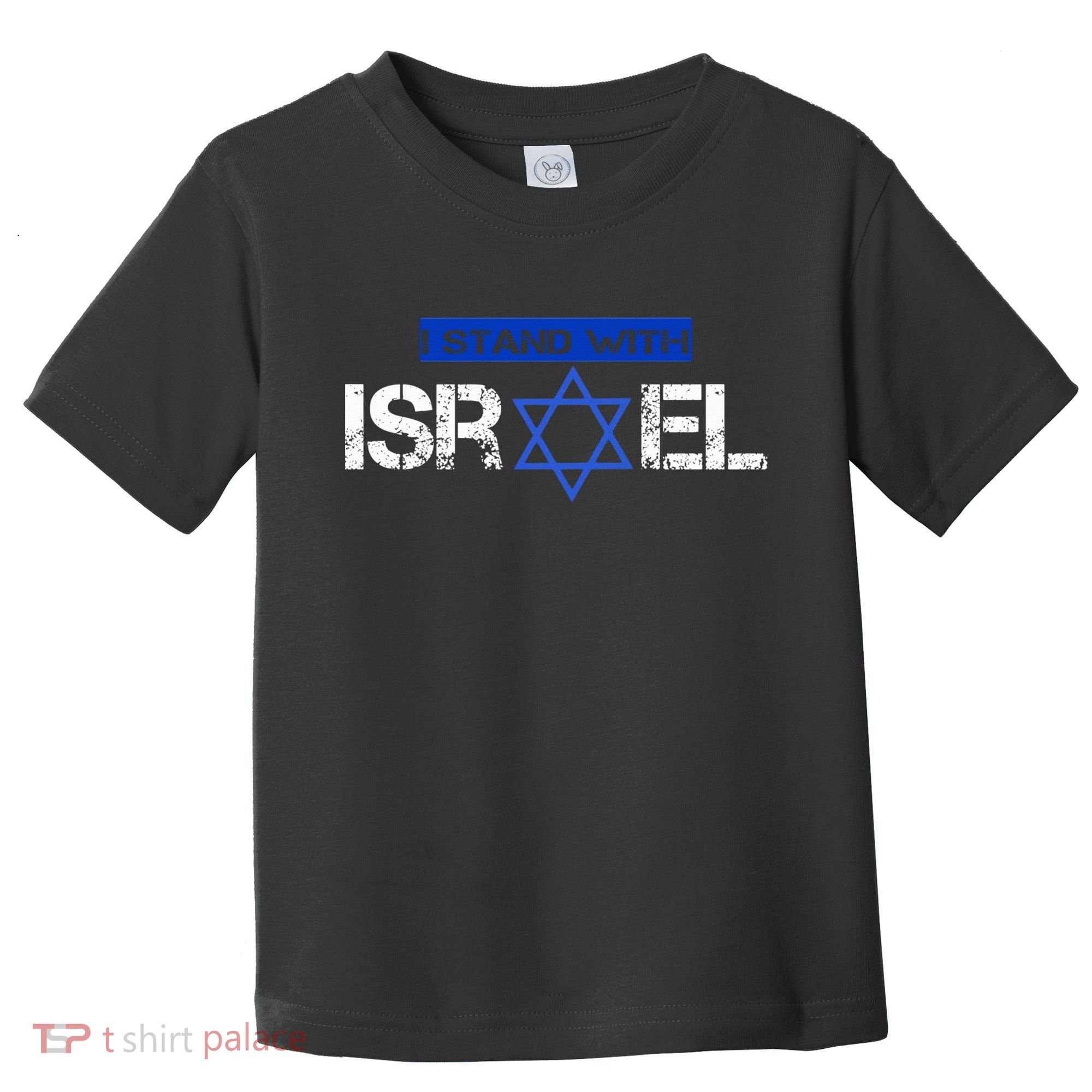 Support Israel I Stand With Israel Israeli Flag Toddler T-Shirt