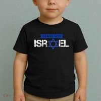 Support Israel I Stand With Israel Israeli Flag Toddler T-Shirt thumb 2