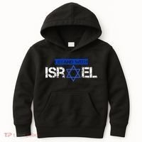 Support Israel I Stand With Israel Israeli Flag Kids Hoodie thumb 0