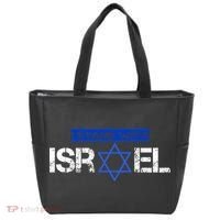 Support Israel I Stand With Israel Israeli Flag Tote Bag thumb 0