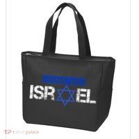 Support Israel I Stand With Israel Israeli Flag Tote Bag thumb 3