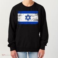 Support Israel I Stand With Israel Israeli Flag Women's Sweatshirt thumb 0