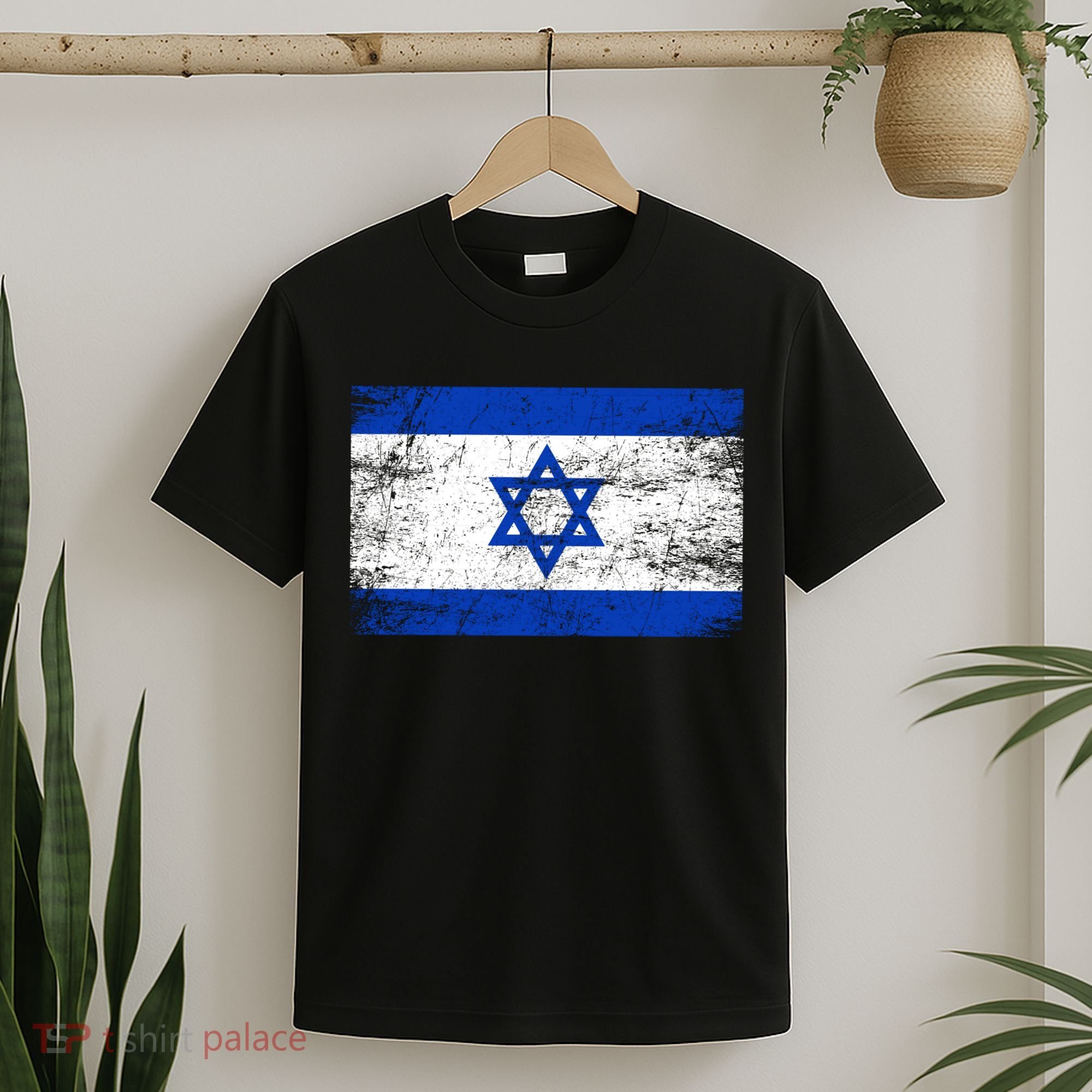 Support Israel I Stand With Israel Israeli Flag T-Shirt