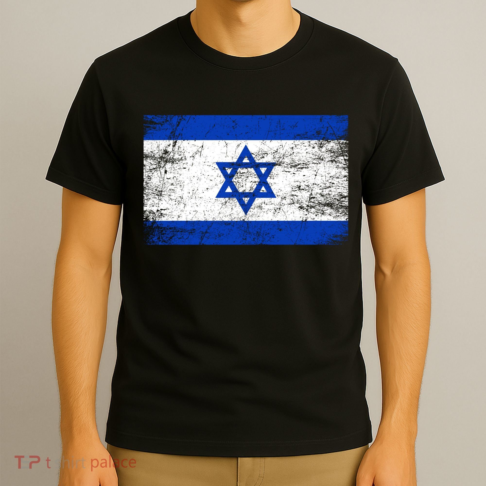 Support Israel I Stand With Israel Israeli Flag T-Shirt