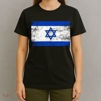 Support Israel I Stand With Israel Israeli Flag T-Shirt thumb 4