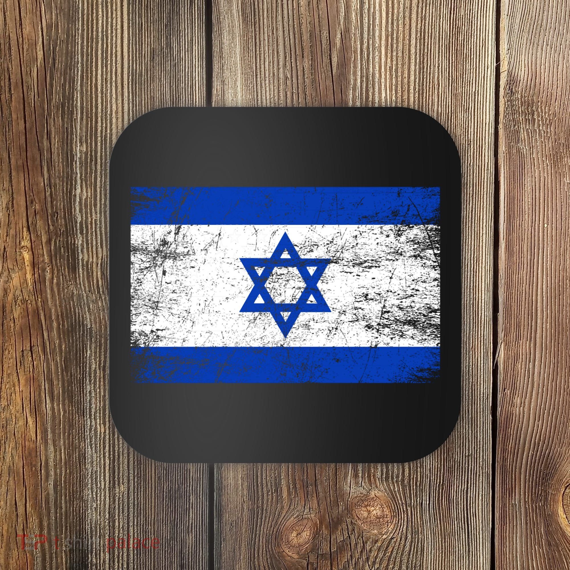 Support Israel I Stand With Israel Israeli Flag Coaster