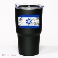 Support Israel I Stand With Israel Israeli Flag Tumbler thumb 0