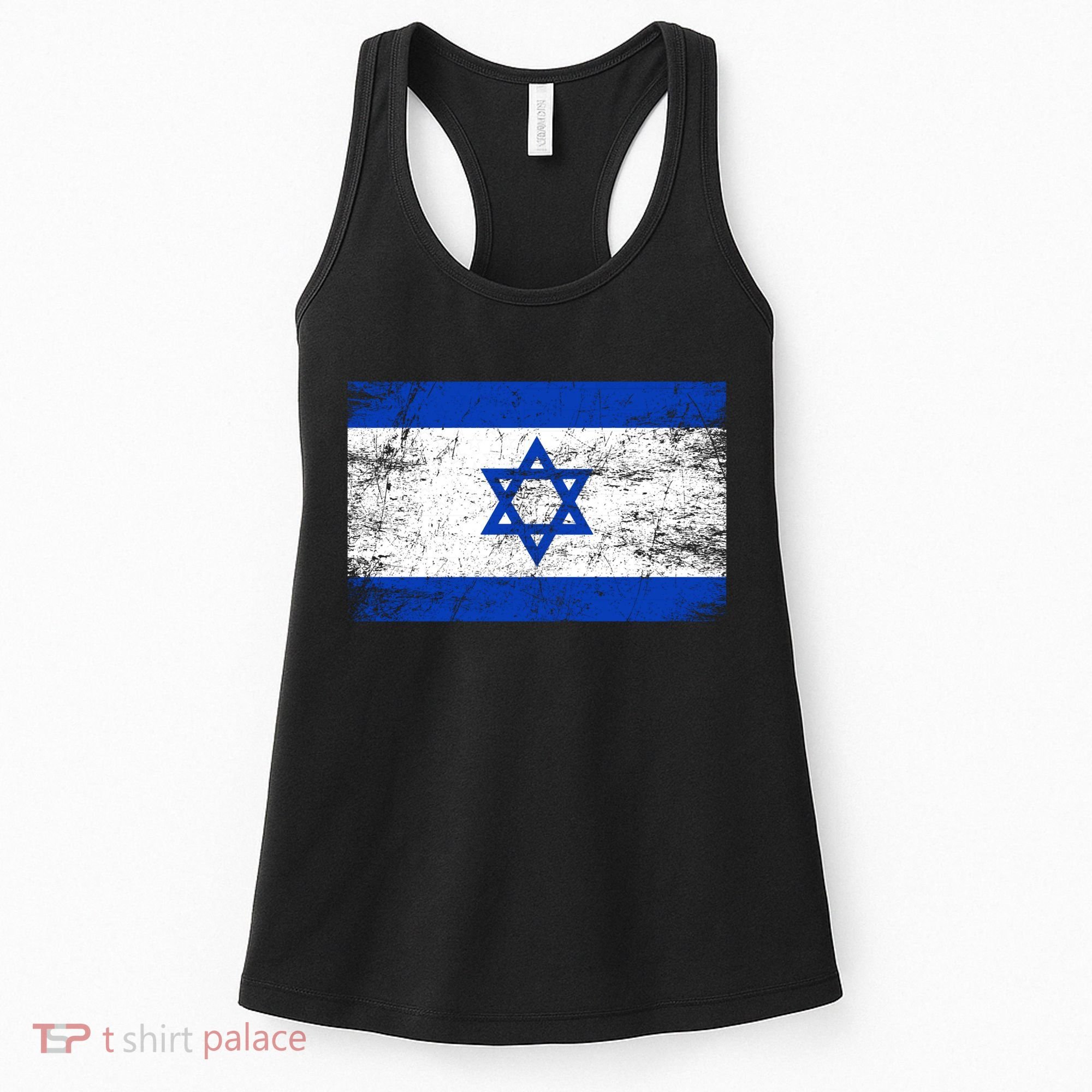 Support Israel I Stand With Israel Israeli Flag Women's Tank Top