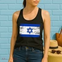 Support Israel I Stand With Israel Israeli Flag Women's Tank Top thumb 2