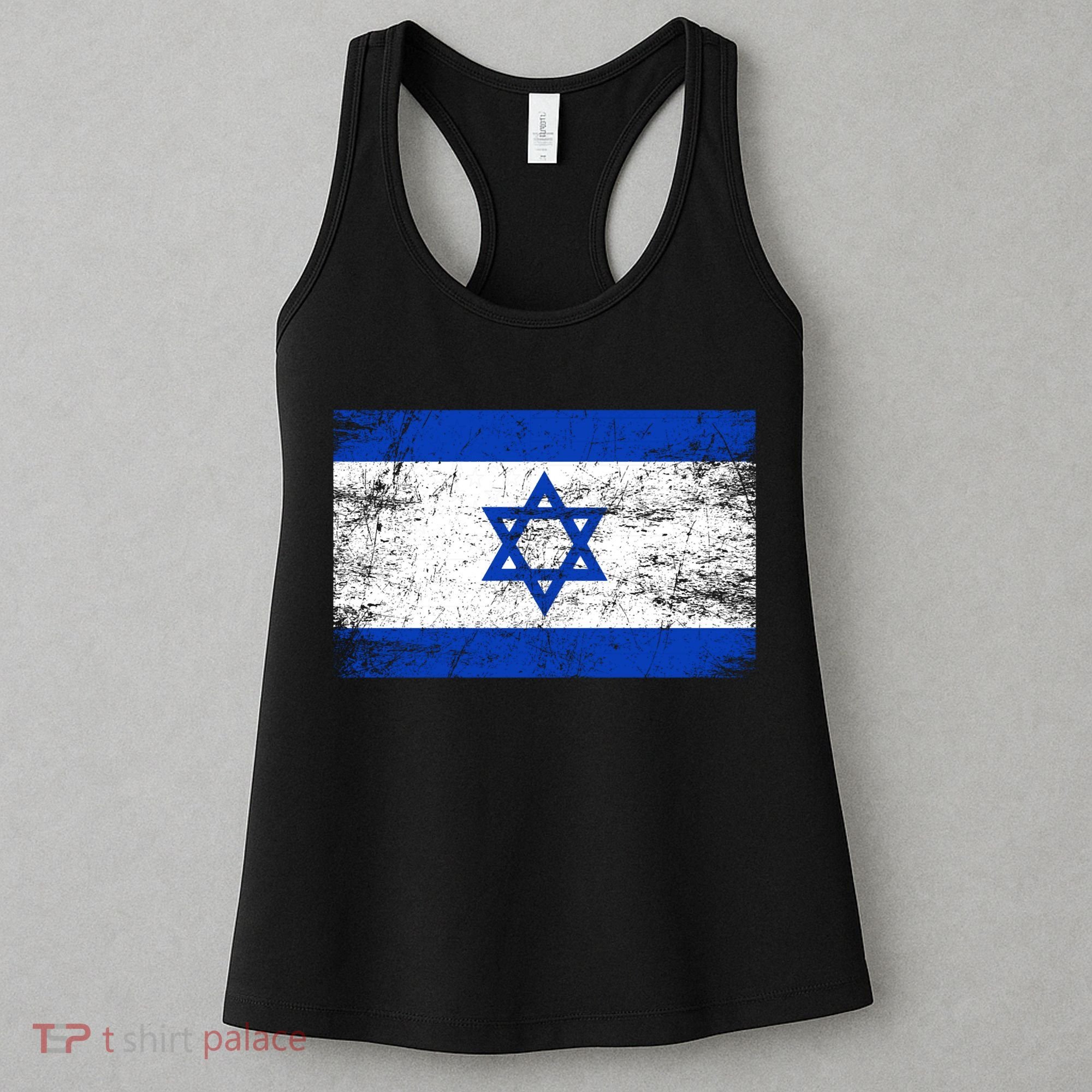 Support Israel I Stand With Israel Israeli Flag Women's Tank Top