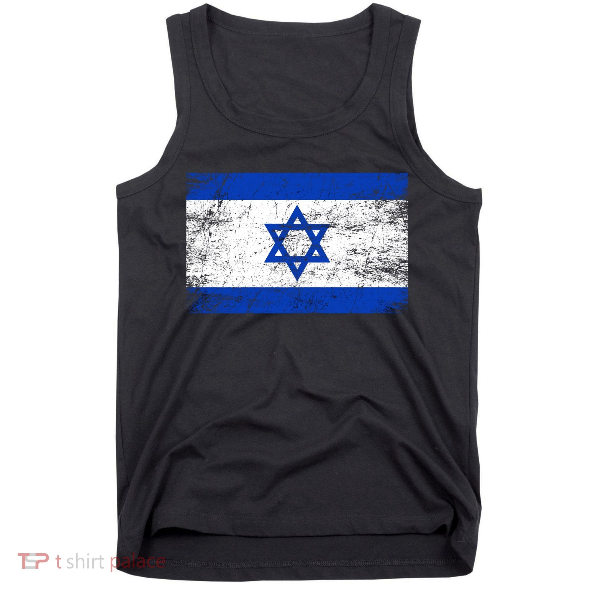 Support Israel I Stand With Israel Israeli Flag Tank Top