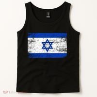 Support Israel I Stand With Israel Israeli Flag Tank Top thumb 2