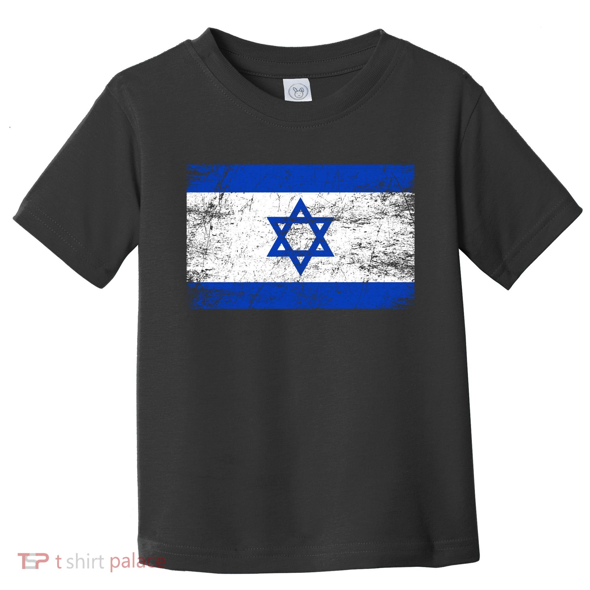 Support Israel I Stand With Israel Israeli Flag Toddler T-Shirt