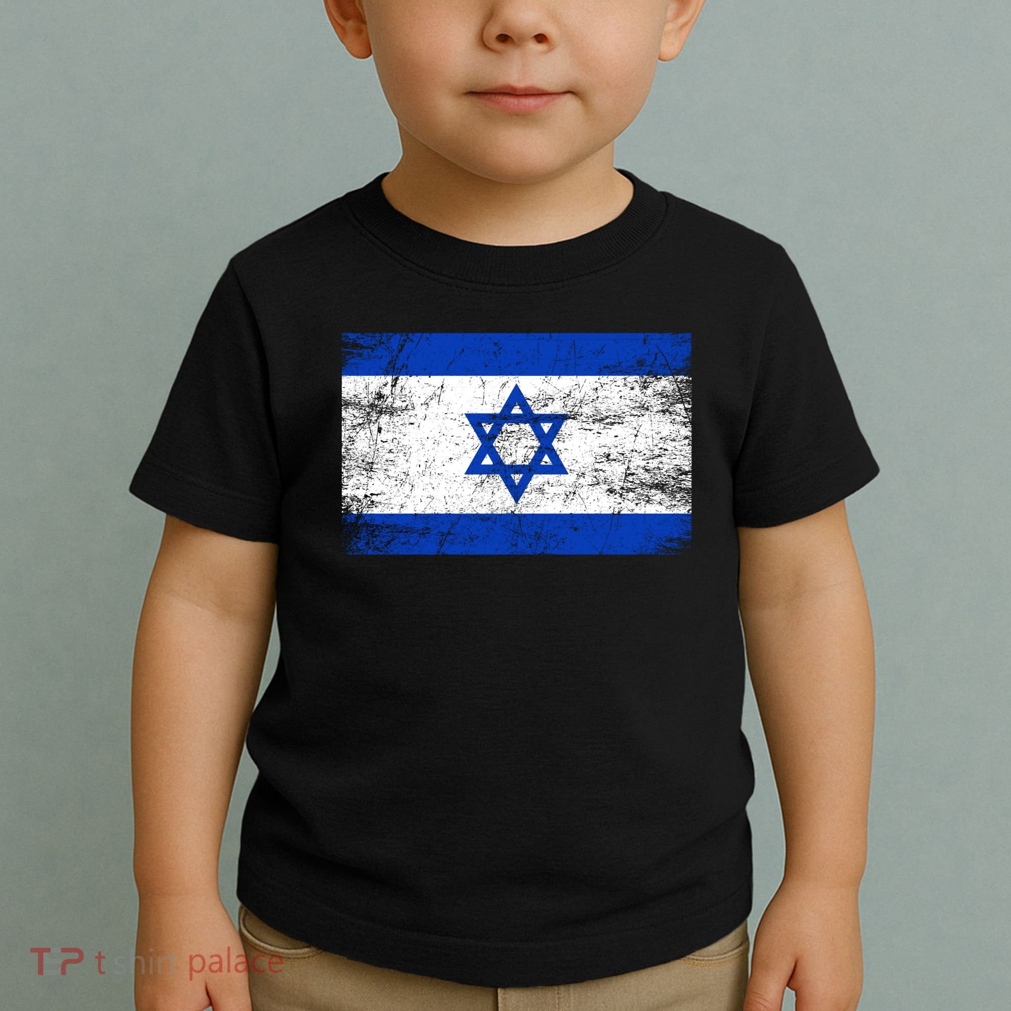 Support Israel I Stand With Israel Israeli Flag Toddler T-Shirt