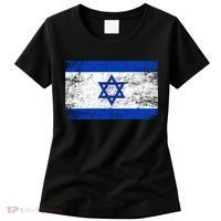 Support Israel I Stand With Israel Israeli Flag Women's T-Shirt thumb 0