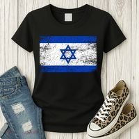 Support Israel I Stand With Israel Israeli Flag Women's T-Shirt thumb 3