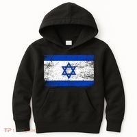 Support Israel I Stand With Israel Israeli Flag Kids Hoodie thumb 0