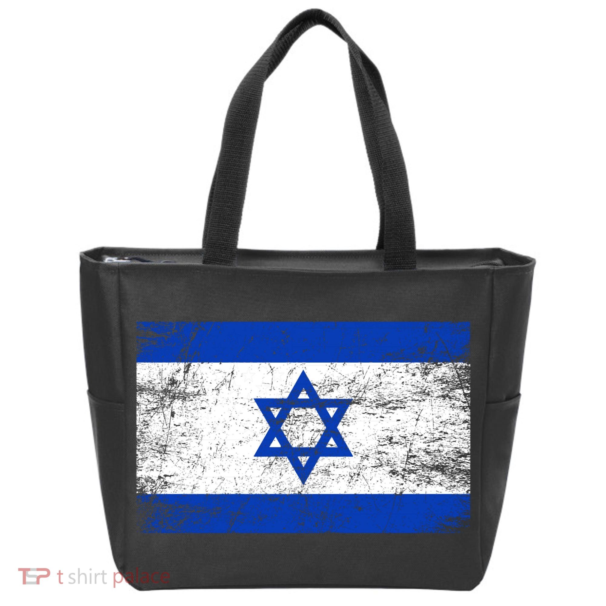 Support Israel I Stand With Israel Israeli Flag Tote Bag