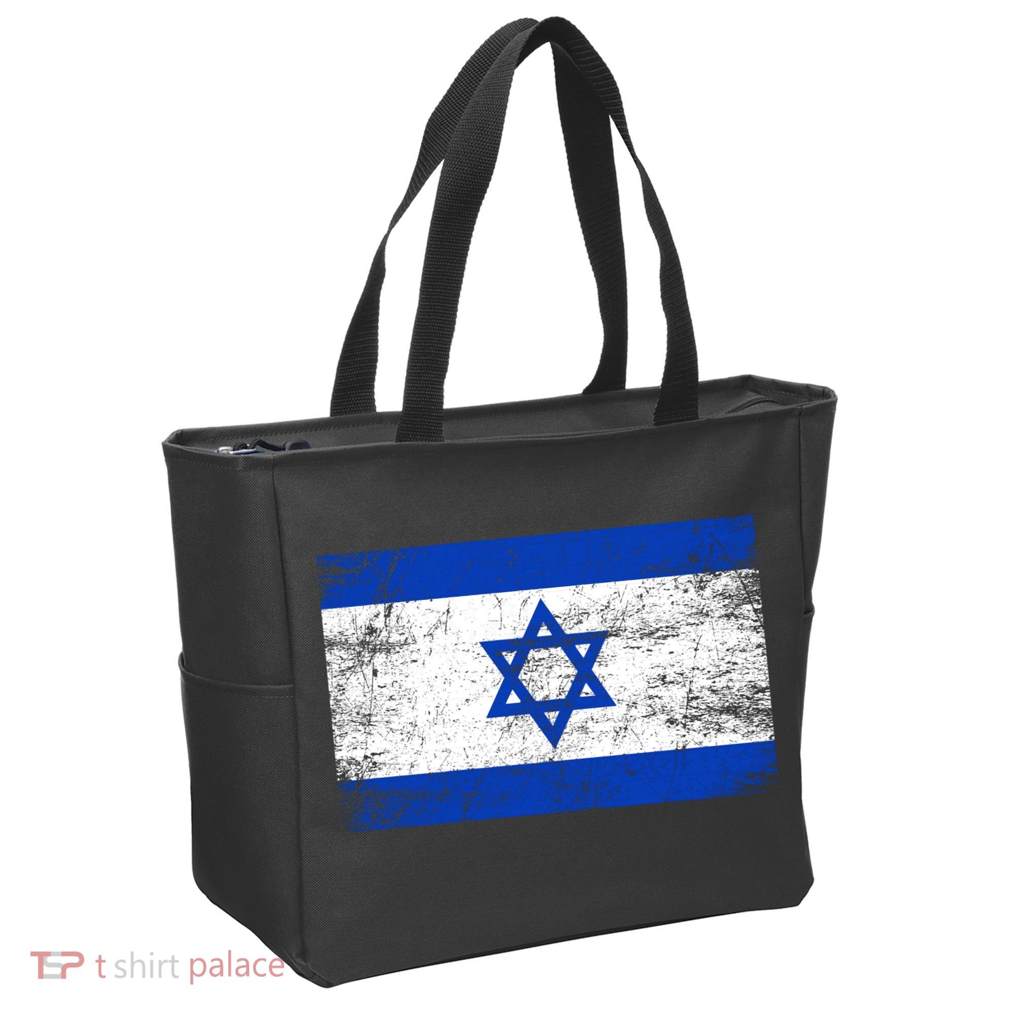 Support Israel I Stand With Israel Israeli Flag Tote Bag